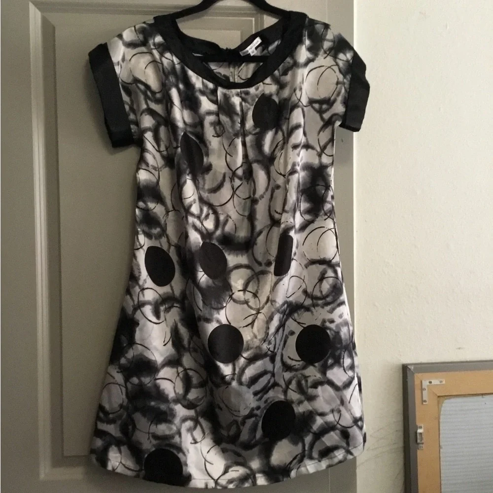 Stylish Black and White Kids Dress